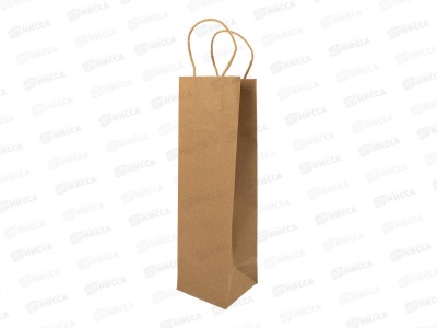 Пакет подарочный &quotStilerra&quot KBINE-150/4 крафт 10х33х9см  01 *12