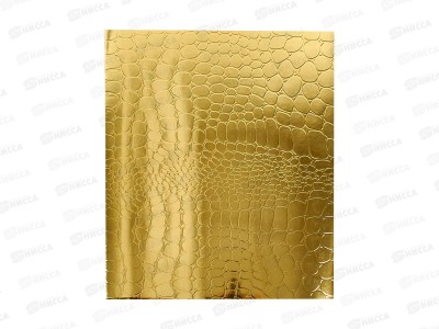 Тетрадь 48л кл. Alingar Gold Croco metallic, мел, AL12394*8/80