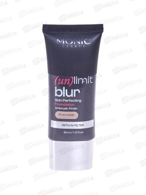 Monic Beauty тональная основа выравнивающая №01 Porcelain *3