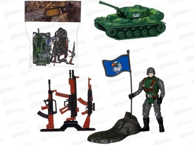 Набор Боевая сила РТ-01442 (танк, солдат, аксессуар.) 601371