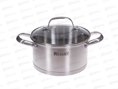 Кастрюля Sirena 65-0218 со стек крышкой 2,4л 18*9,5см