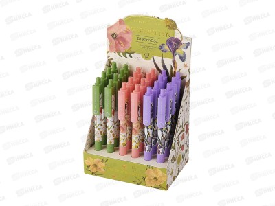 Ручка шар. ArtClick Flora Bloom flowers 0.5мм синяя 20-0466/01 *24
