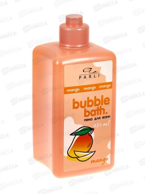 Parli Cosmetics Пена для ванн Bubble Bath Mango 480мл *6