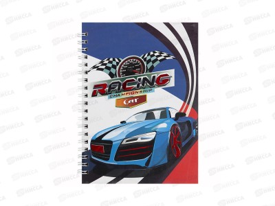 Блокнот  Darvish 48л. &quotRacing car&quot,греб. DV-15941-1
