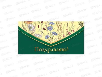 Конверт для денег КП поздравляю, премиум, 9843 *10