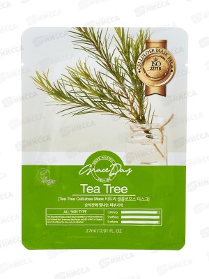 Grace Day Маска тканевая с экстрактом чайного дерева 27мл 653175