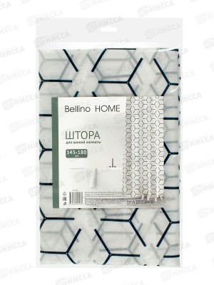 Штора д/ванной, таффета, 145х180см, ШТТФ056-13071, 461-675  г