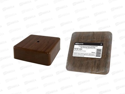 Коробка распаячная TDM КР 50*50*20мм открытой установки, бук IP40, 0301