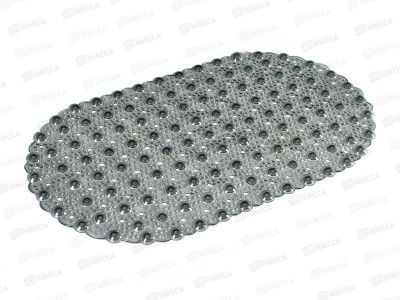 Коврик для ванной 67*37 прозрачный силикон (065564)  Ж