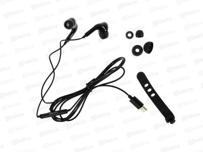 Наушники вакуумные Туре-С разъем с МК р/г 1,2м More choice G29a Black
