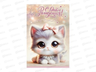 Открытка ЛиС А5 С Днём Рождения, 5.0001422