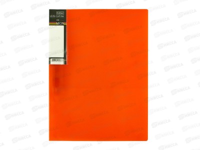 Папка пл. Hatber мет.прижим., 17мм. Diamond neon. Оранжевая 02035 *30