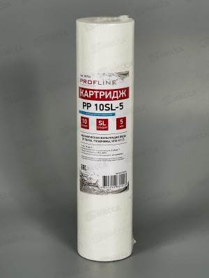 Картридж PP-10SL-5 из вспененного полипропилена (мех.очистка)