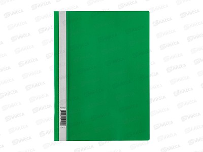Скоросшиватель-мяг.пл. Hatber пр.верх, зеленая,140/180мкм 00104 *20