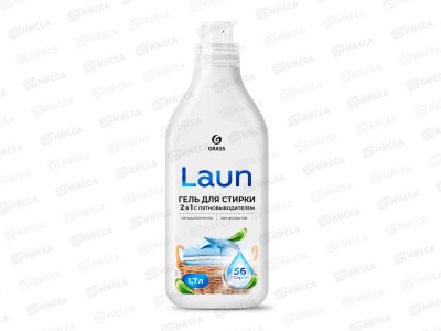 Laun гель для стирки 2в1 с пятновыводителем 1,7л *6  126154