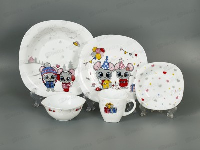 Набор для завтрака 5пр Mouse PO-5sd-783 120498 *12