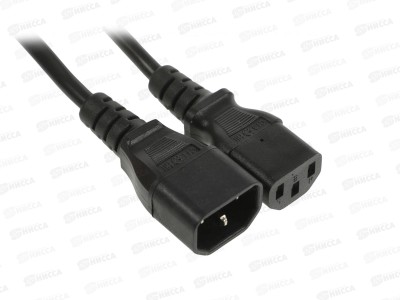 Шнур сетевой REXANT СЕЕ7/7(Schuko)–IEC320 C13 3x0,75мм 6А 0.6м, 04-2731