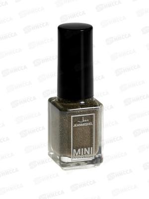 Jeanmishel MINI Лак для ногтей 666 6мл №179 бежевый с золотым песк *24