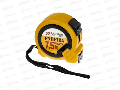 Рулетка ULTIMA Standart  7.5м*25мм пластиковый корпус  *6/72