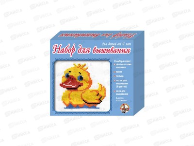 Набор для вышивания &quotУтенок&quot (с пяльцами) 00311  *14