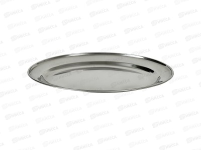 Блюдо овальное 25*18*2см нержавейка ПРОФИ 0246