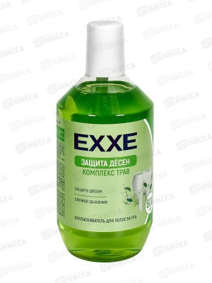 EXXE опол д/рта Защита десен зеленый 600мл  С0008487