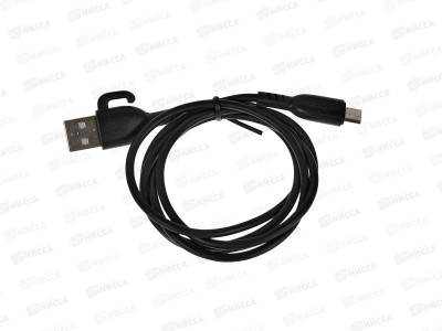 Дата-кабель USB 2.4A для micro USB More choice K81m ПВХ 1м Black