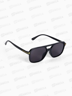 Очки солнцезащитные &quotOneSun&quot UV 375, линза 4,4х5,5см, черные, 10795841