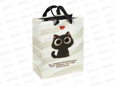 Пакет подарочный 18*23*10см MESHU &quotSweet kitten&quot, MS_66119 *12
