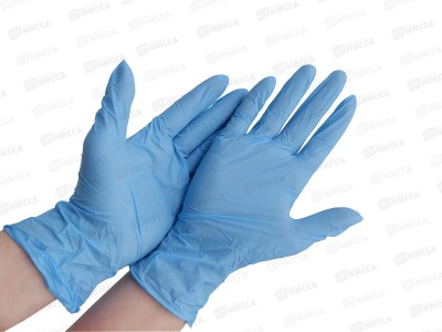 Перчатки Optiline нитриловые голубые М, 27-2666 *100/1000
