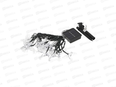 Гирлянда садовая солнечная батарея Колибри, 20LED 7м шампань INBLOOM 351-614  г