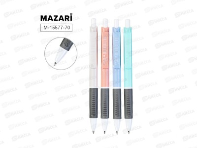 Ручка авт. MAZARI Primal синяя 1,0мм,M-15577-70 *50