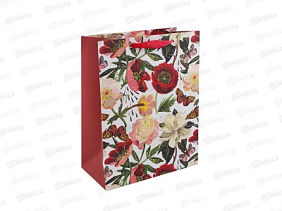 Пакет подар. B.V.  Flora.Пионы 26*32,4*13см 2-852/05