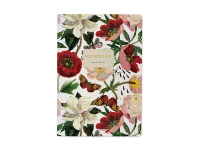 Тетрадь 40л кл. B.V. Flora Пионы ,7-40-104*4/64