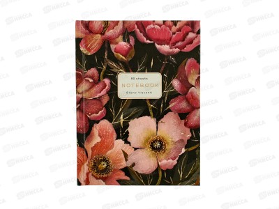 Блокнот-престиж АЛЬТ 80л А6 Flora pink blossom 3-80-005/56