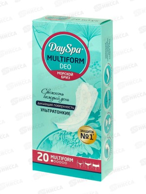Day Spa прокладки ежедневные мультиф Бриз 20шт *32