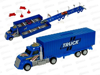 Автовоз №866-501А с трассой, в коробке 48,5*9*15