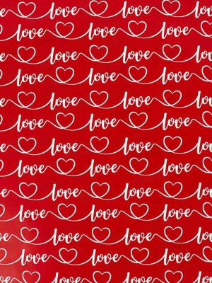 Бумага упак  Happy Love  DV-15878*1