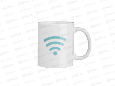 Кружка 350мл WI-FI, с терморисунком, керамика, MILLIMI, 806-255 г