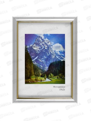 Фоторамка пл. 15*21 Классика серебро *21