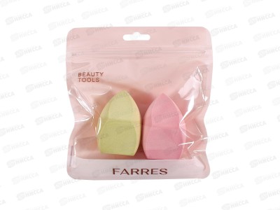 Farres FP075 Набор спонжей для макияжа трехгранные 2шт *12