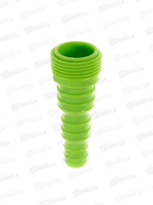 Адаптер пластмассовый 1/2&quot и 3/4&quot внешняя резьба, переходное соединение, 66180