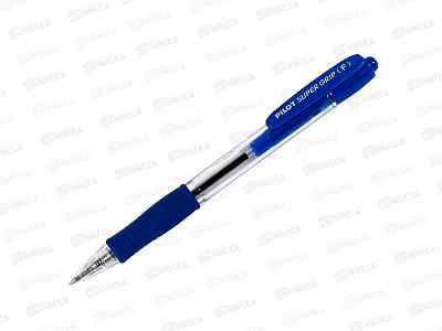 Ручка авт. PILOT Super grip, синяя, шар., 0.7мм, BPGP-10R-F-L *12/144