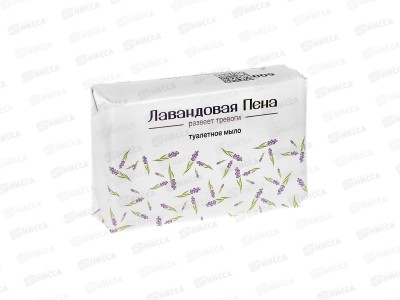 Мыло Ординарное Лавандовая пена 180гр  бум/уп *36 К