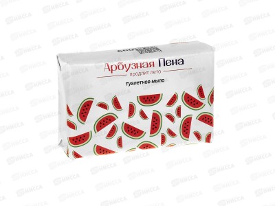 Мыло Ординарное Арбузная пена 180гр  бум/уп *36 К