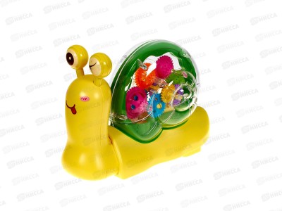 Улитка на бат. свет, звук, 7,9*19*15см, 2 цвета Y6452006 в коробке