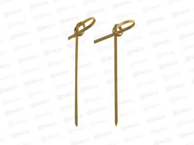 Пики бамбук AVIORA Узелок 90мм 100шт пак 491-045   *50