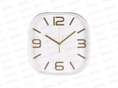 Часы &quot21 Век&quot 3018-001 квадрат, Классика,белый  Рубин