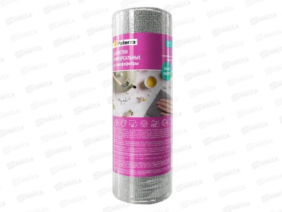 Салфетки PATERRA микрофибра в рулоне 50шт 406-182 *25