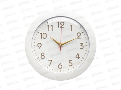 Часы &quot21 Век&quot 3123-001 круг d=31см,белый,Классика,Рубин